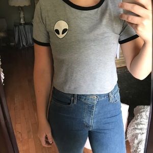 Alien crop top